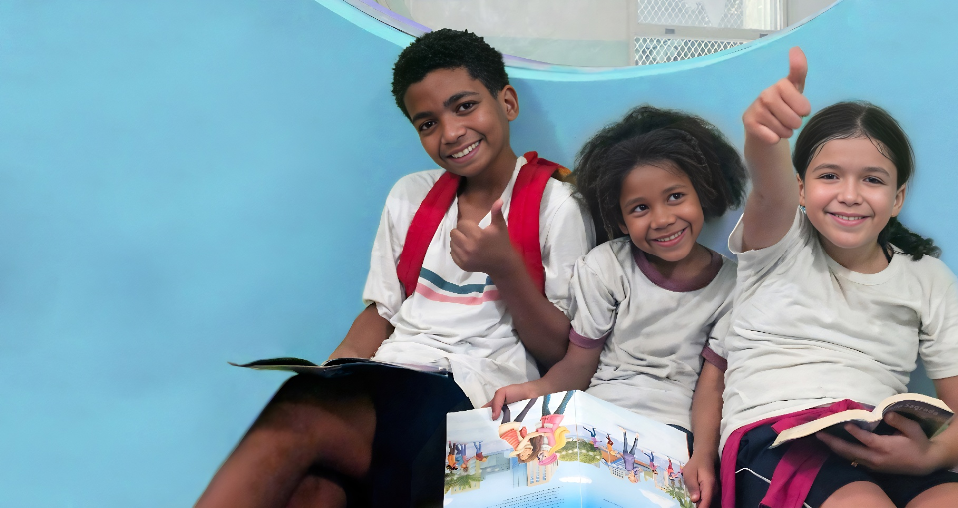 Children smiling